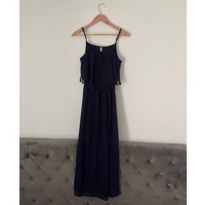 Navy Blue Maxi Dress